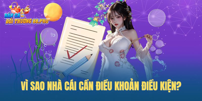 Vì sao trang game cần điều khoản điều kiện? Vì sao trang game cần điều khoản điều kiện?